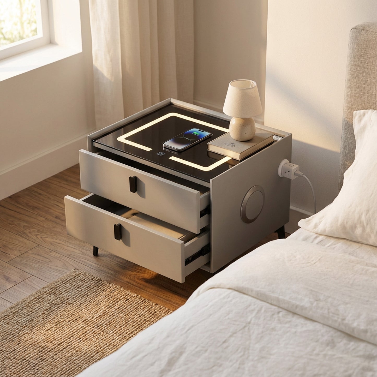 Side Pedestal Grey