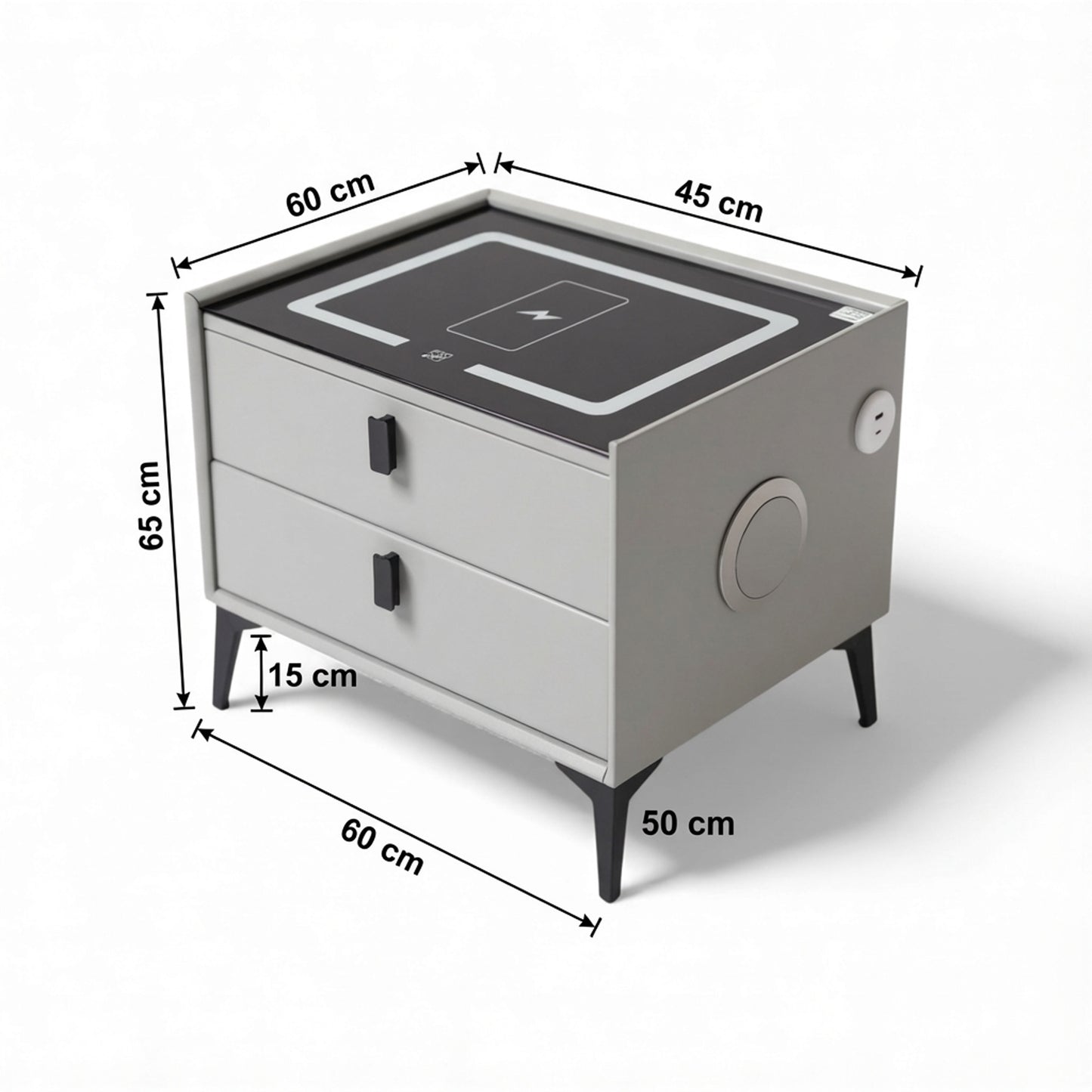 Side Pedestal Grey