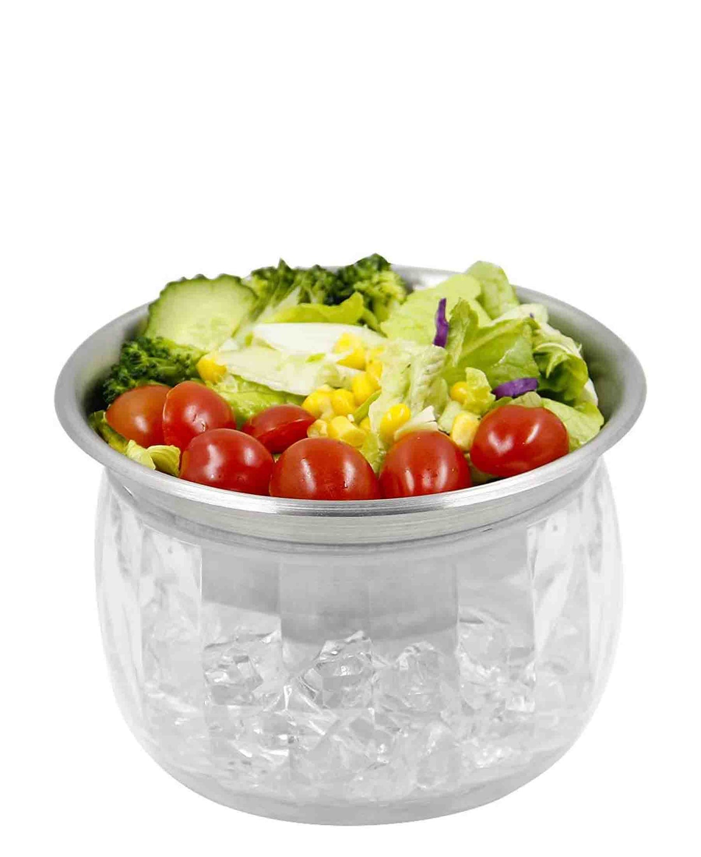 Circleware 2 PC Stainless Dip Bowl Chiller - Silver