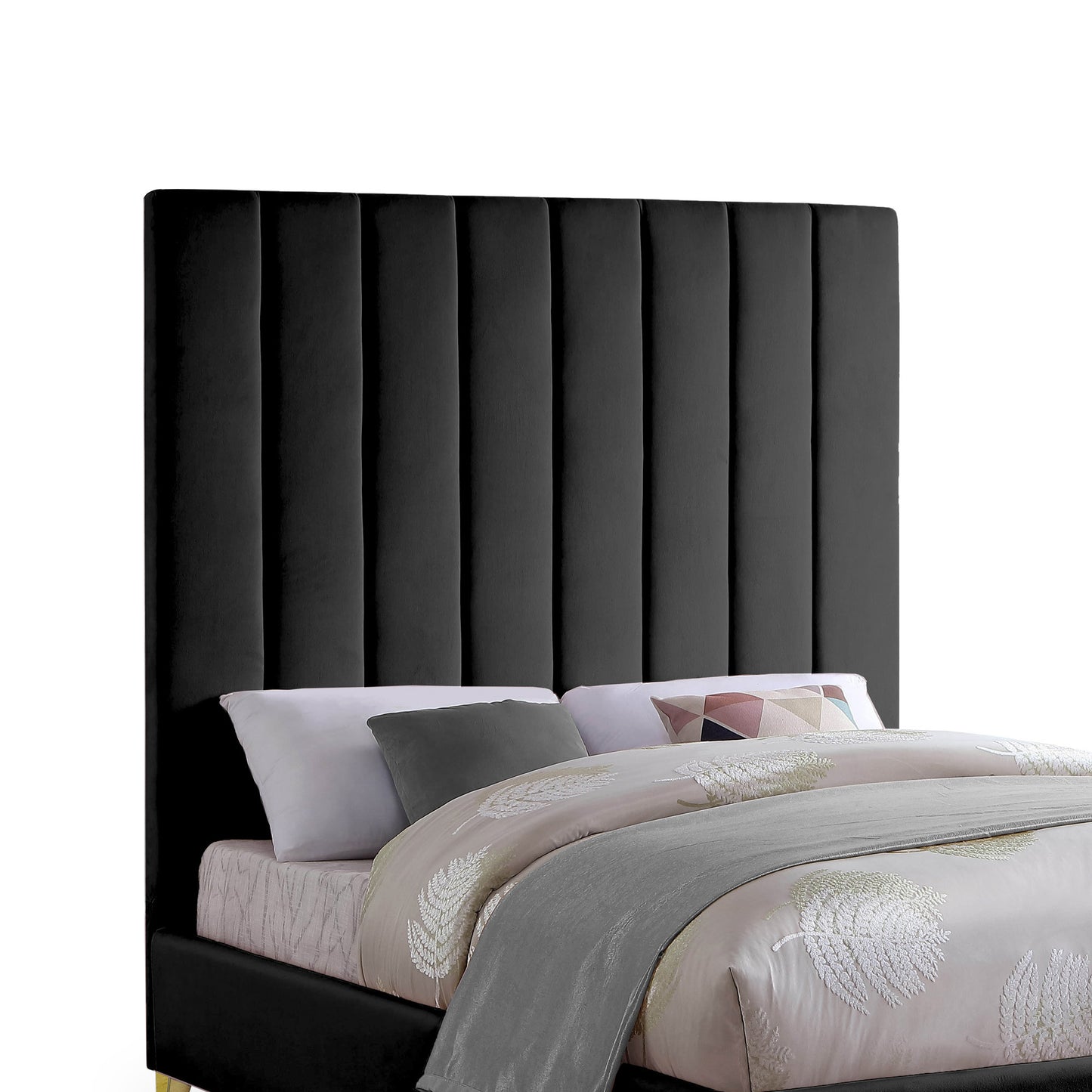 Classic B Headboard Queen - Black