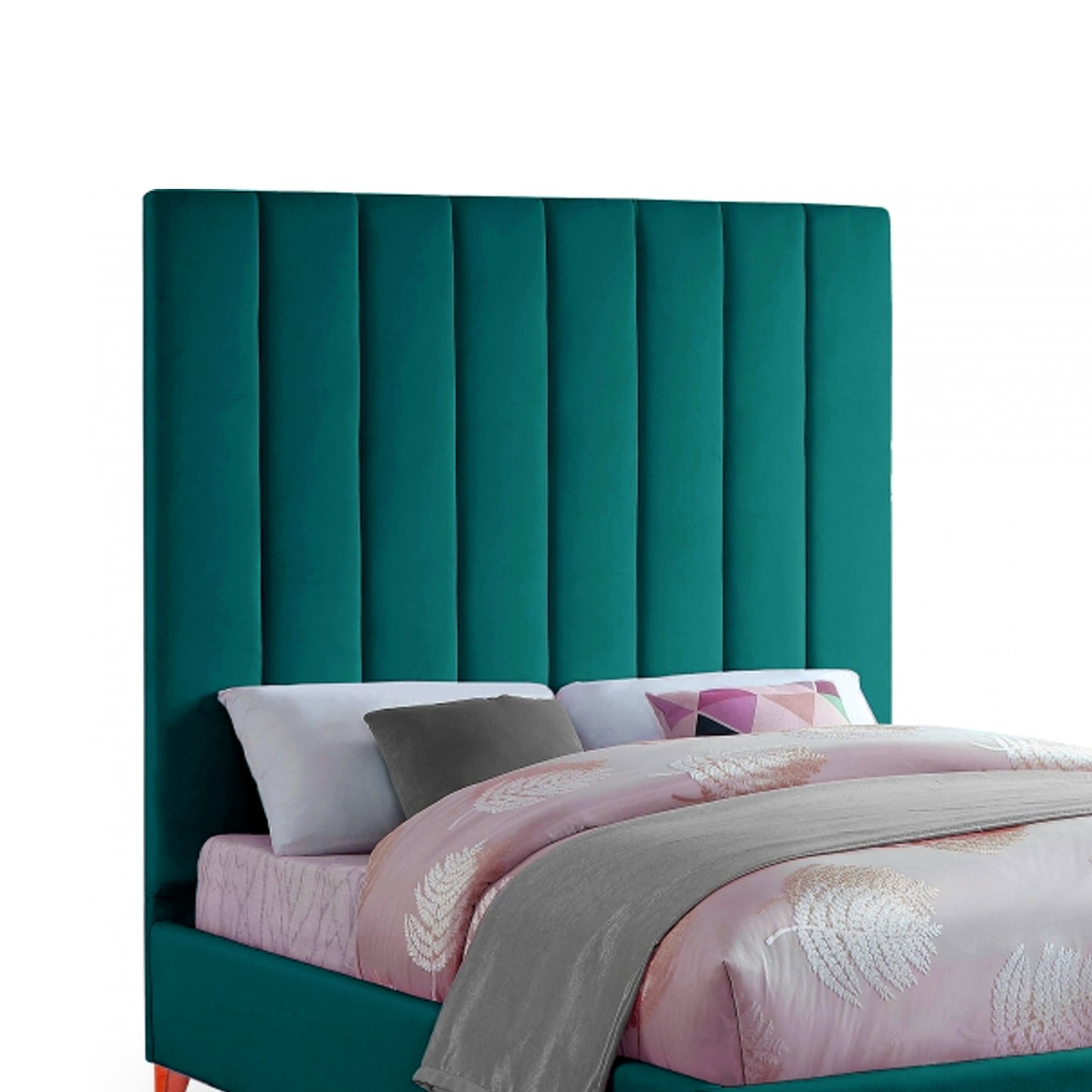 Classic B Headboard Queen - Blue