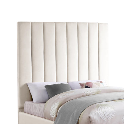 Classic B Headboard Queen - Cream