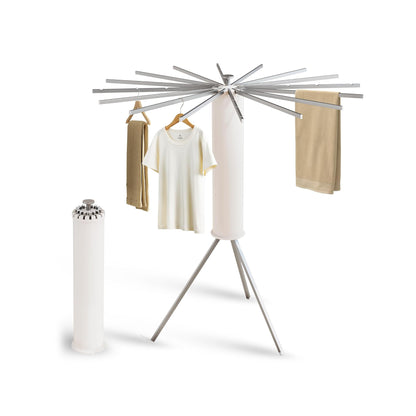 Steel Clothes Drying Rack White