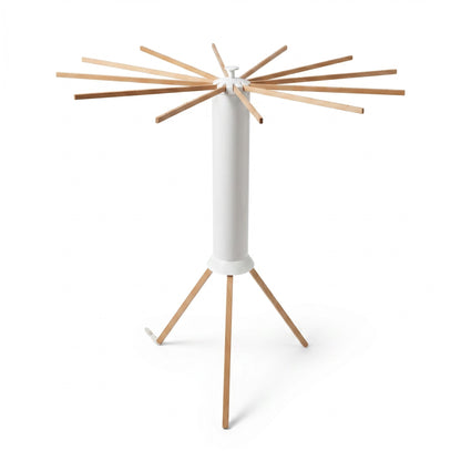 Wooden Clothes Drying Rack White