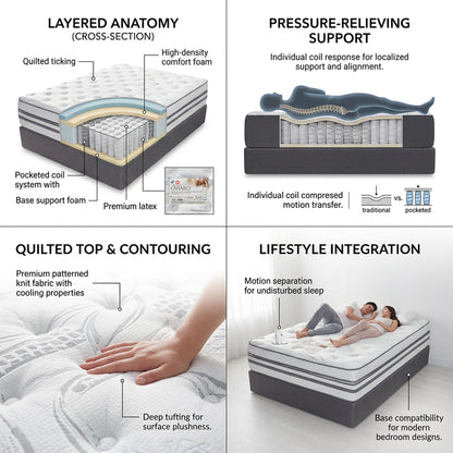 Cloud Nine Grande Turn Queen Bed With MJ Base