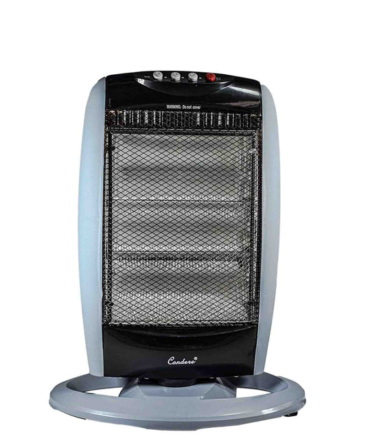 Condere 1200W Electric/Halogen Heater - Blue