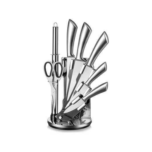 First Home Range 8 Piece Stainless Steel Knife Set Silver