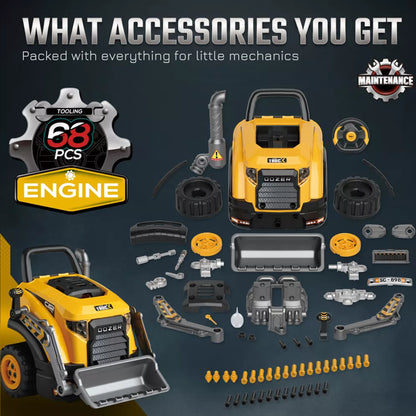 Construction Loader Truck with Spray & Light Yellow
