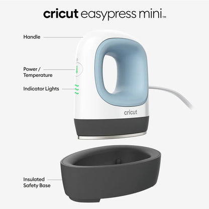 Cricut EasyPress Mini Compact Heating Press Blue