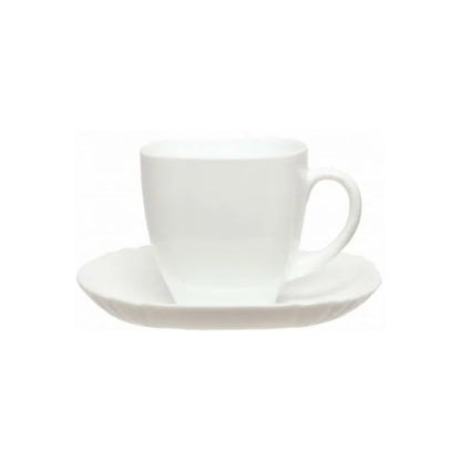 Luminarc Carine 12 Piece Cup & Saucer Set White