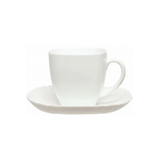 Luminarc Carine 12 Piece Cup & Saucer Set White