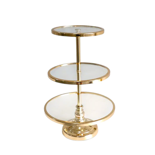Milano 3 Tier Cupcake Stand Gold
