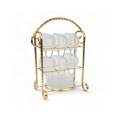 The Venice Cup & Saucer Stand Gold