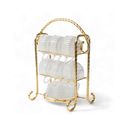 The Venice Cup & Saucer Stand Gold
