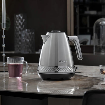Delonghi Diadema 1.7Lt Electric Kettle Metal