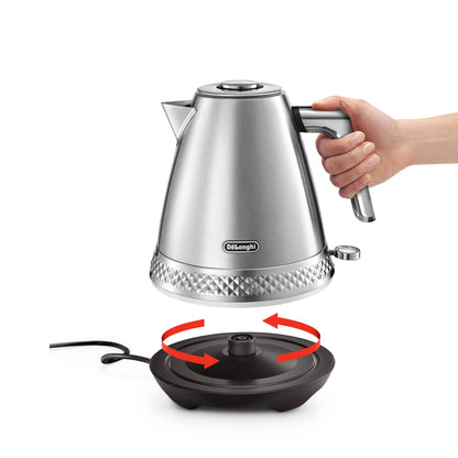 Delonghi Diadema 1.7Lt Electric Kettle Metal