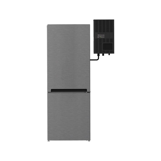 Defy 303L Bottom Freezer Fridge/Freezer - Metallic