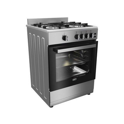 Defy 60cm New York Multifunction Turbo Gas Stove Inox