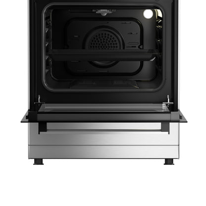 Defy 60cm New York Multifunction Turbo Gas Stove Inox