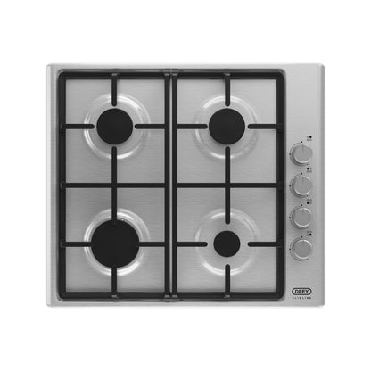 Defy 60cm Slimline Gas Hob Stainless Steel