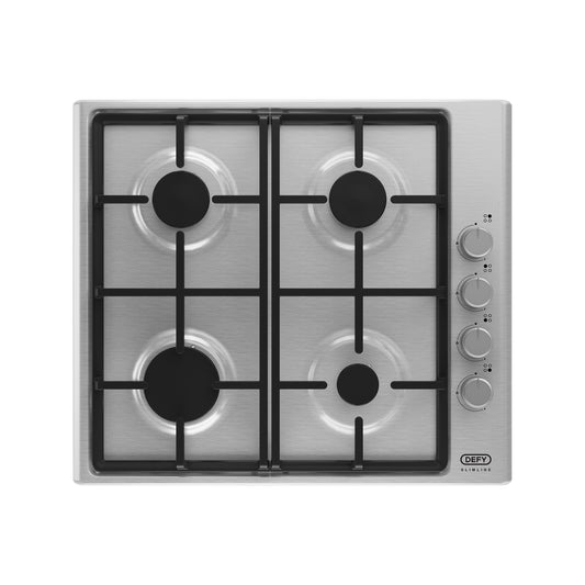 Defy 60cm Slimline Gas Hob Stainless Steel