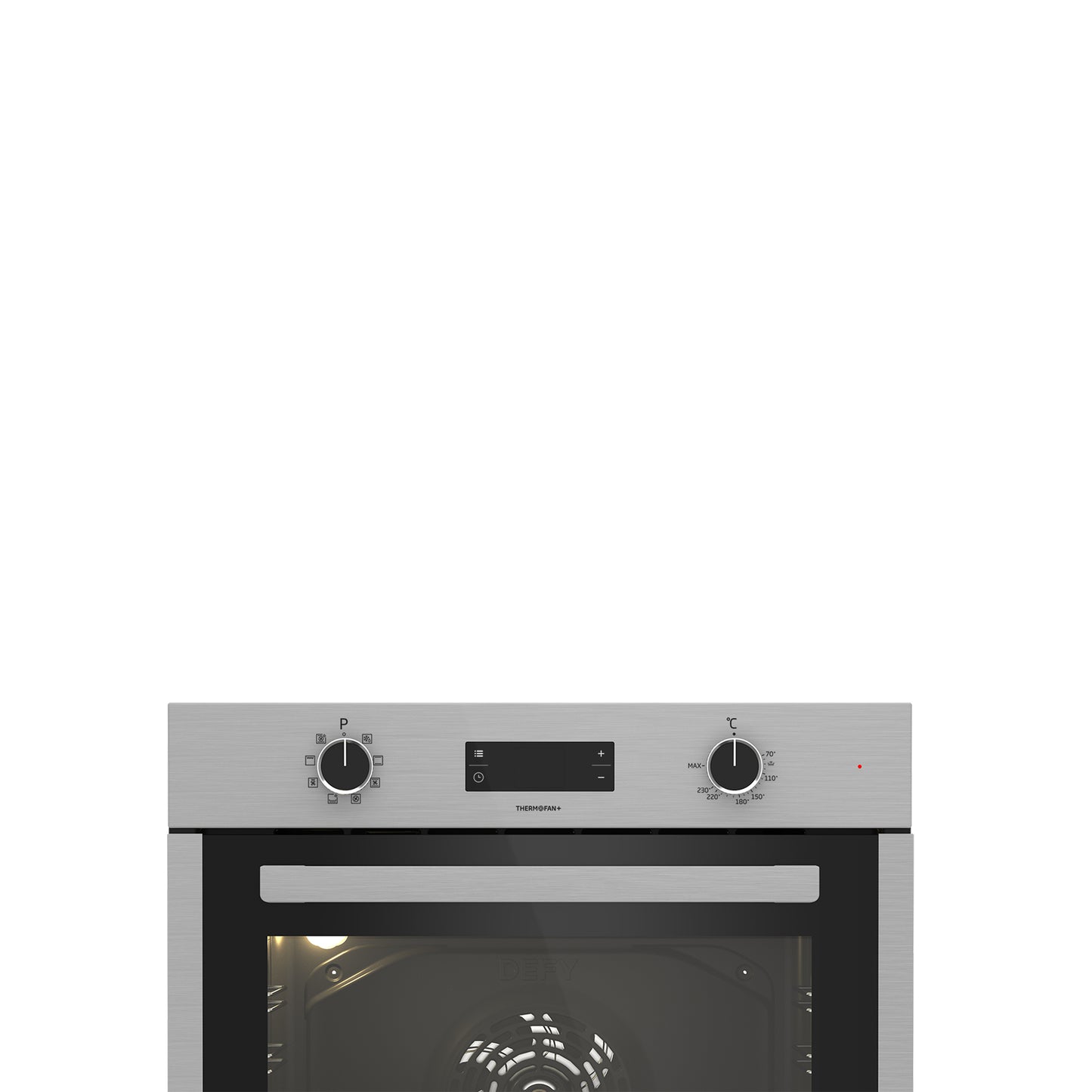 Defy 60cm Slimline Thermofan+ Eye-Level Oven Stainless Steel