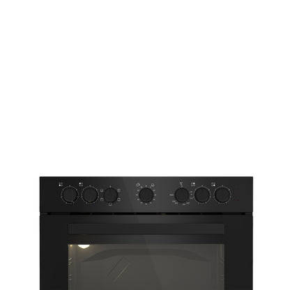 Defy 60cm Slimline Glass Undercounter Oven Black