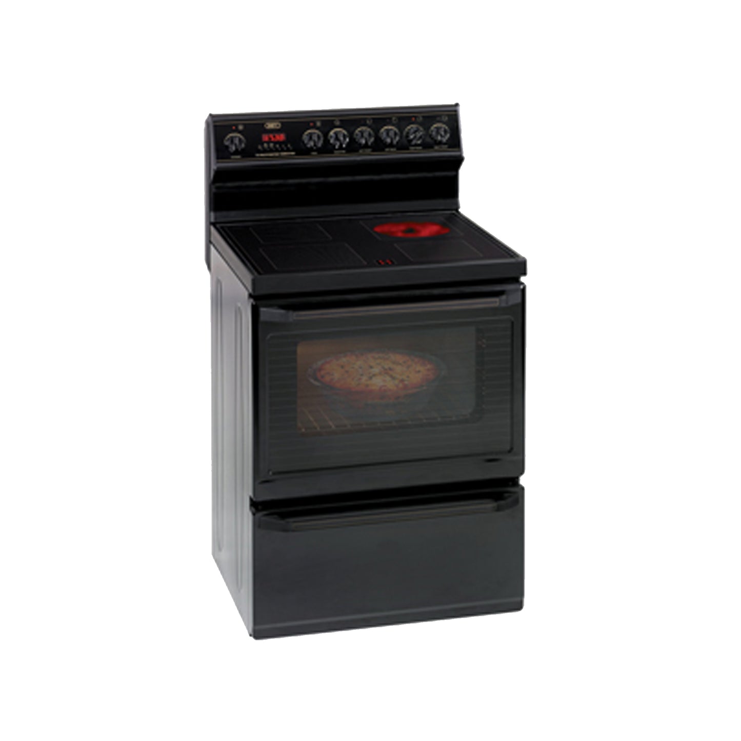 Defy 600 Series Kitchenaire 635 Vitroceramic Multifunction Stove Black