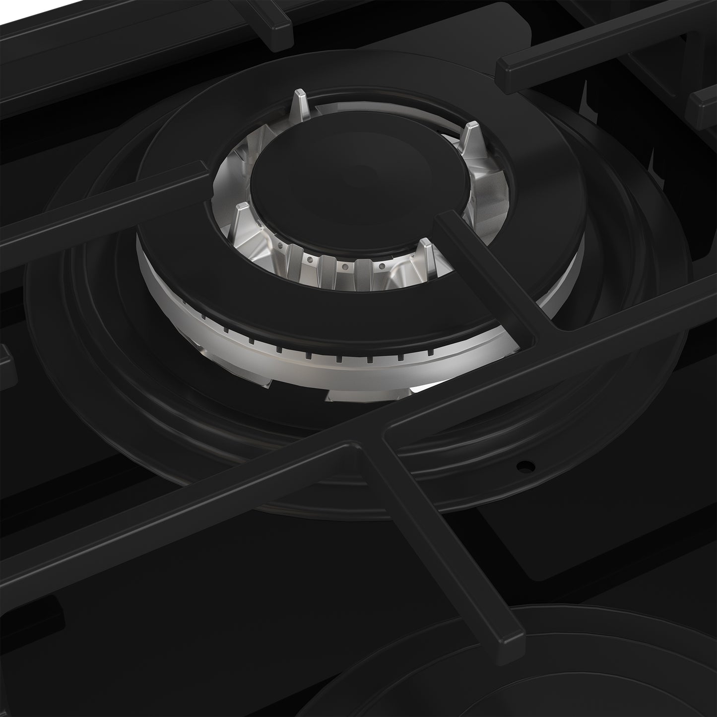 Defy 65cm Gas on Glass Hob Black