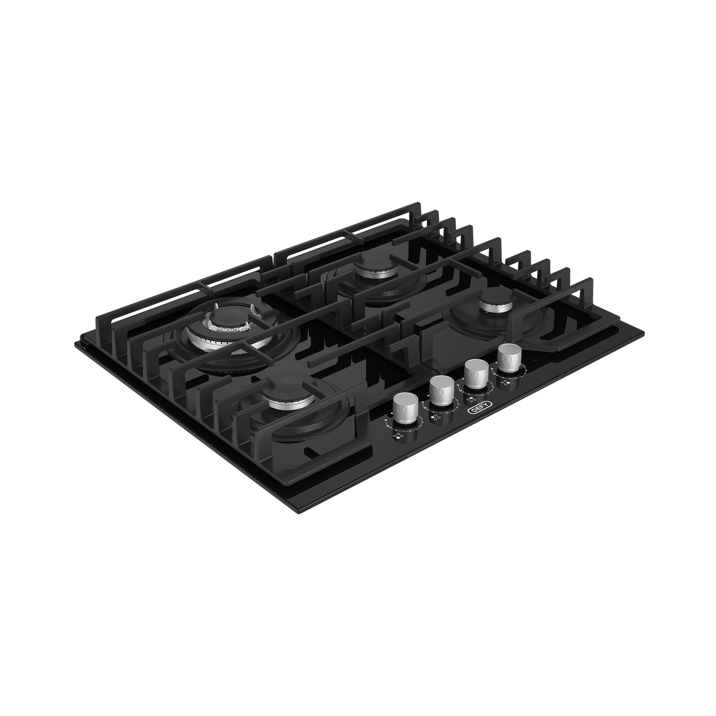 Defy 65cm Gas on Glass Hob Black