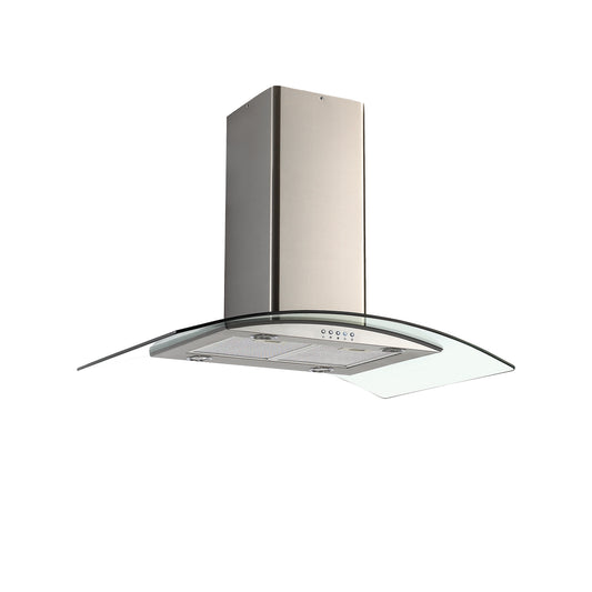 Defy Curved Cookerhood Stainless Steel