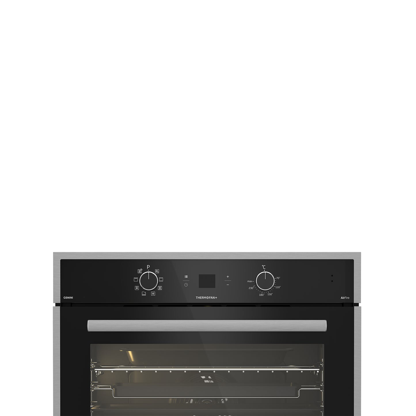 Defy 70cm Gemini Thermofan+ Eye-Level Oven Black