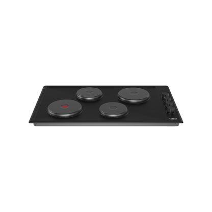 Defy 4 Plate Gemini Solid Hob Black