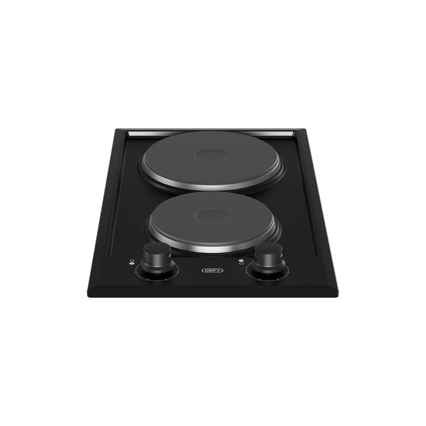 Defy 2 Plate Solid Hob Black