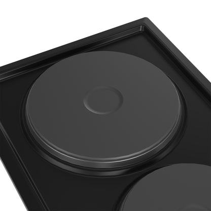 Defy 2 Plate Solid Hob Black