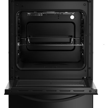 Defy 3 Burner 1 Solid Plate Gas Stove Black