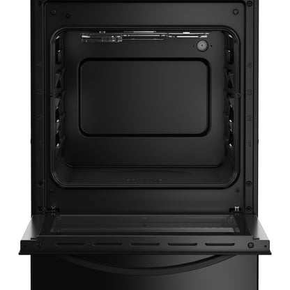 Defy 3 Burner 1 Solid Plate Gas Stove Black