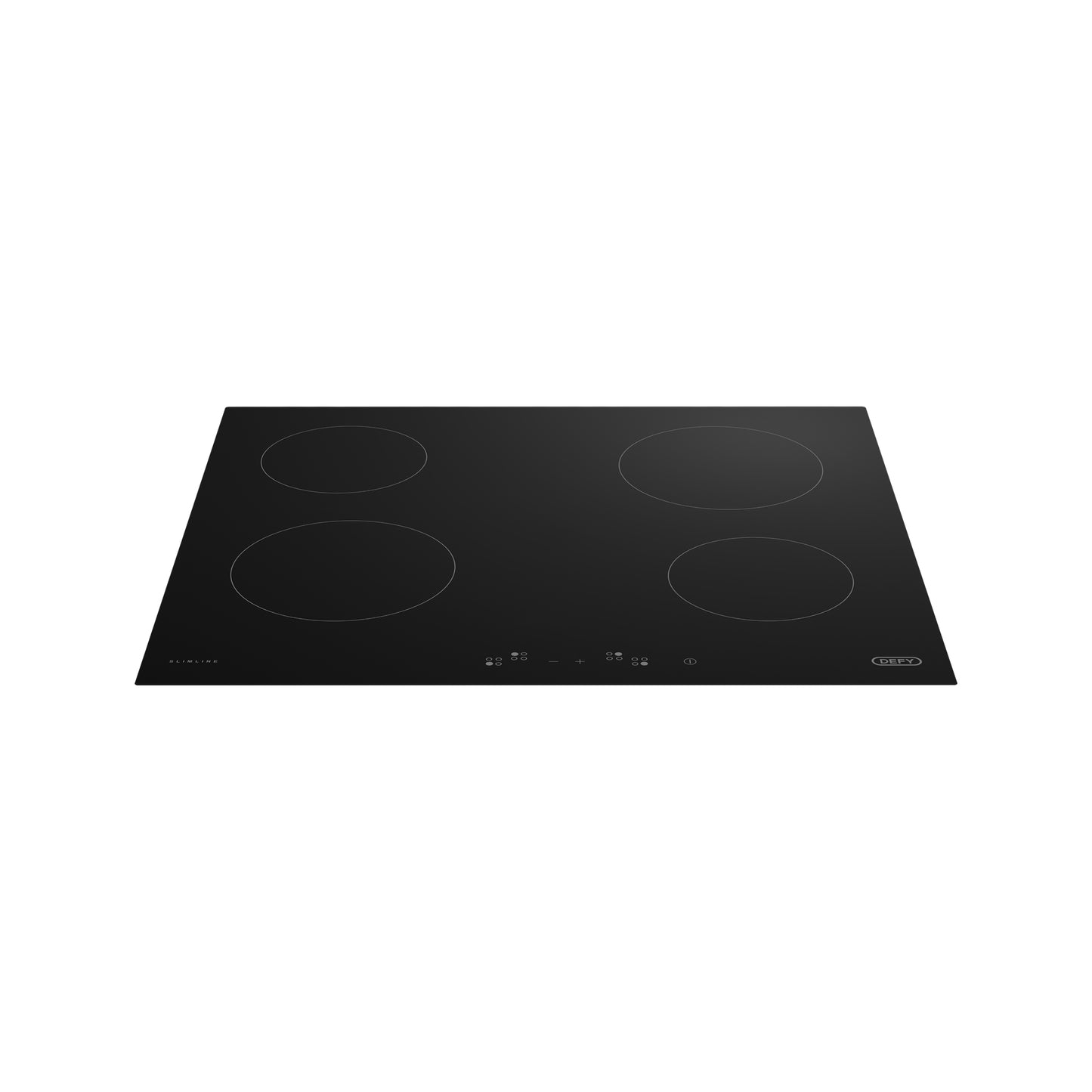 Defy 4 Plate Slimline Touch Control Ceramic Hob Black
