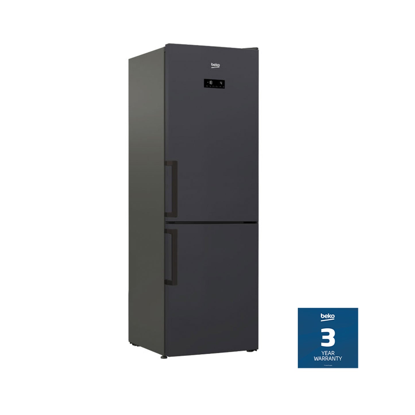 Beko 324Lt Evo Anthracite Combi Fridge Bohemian Anthracite