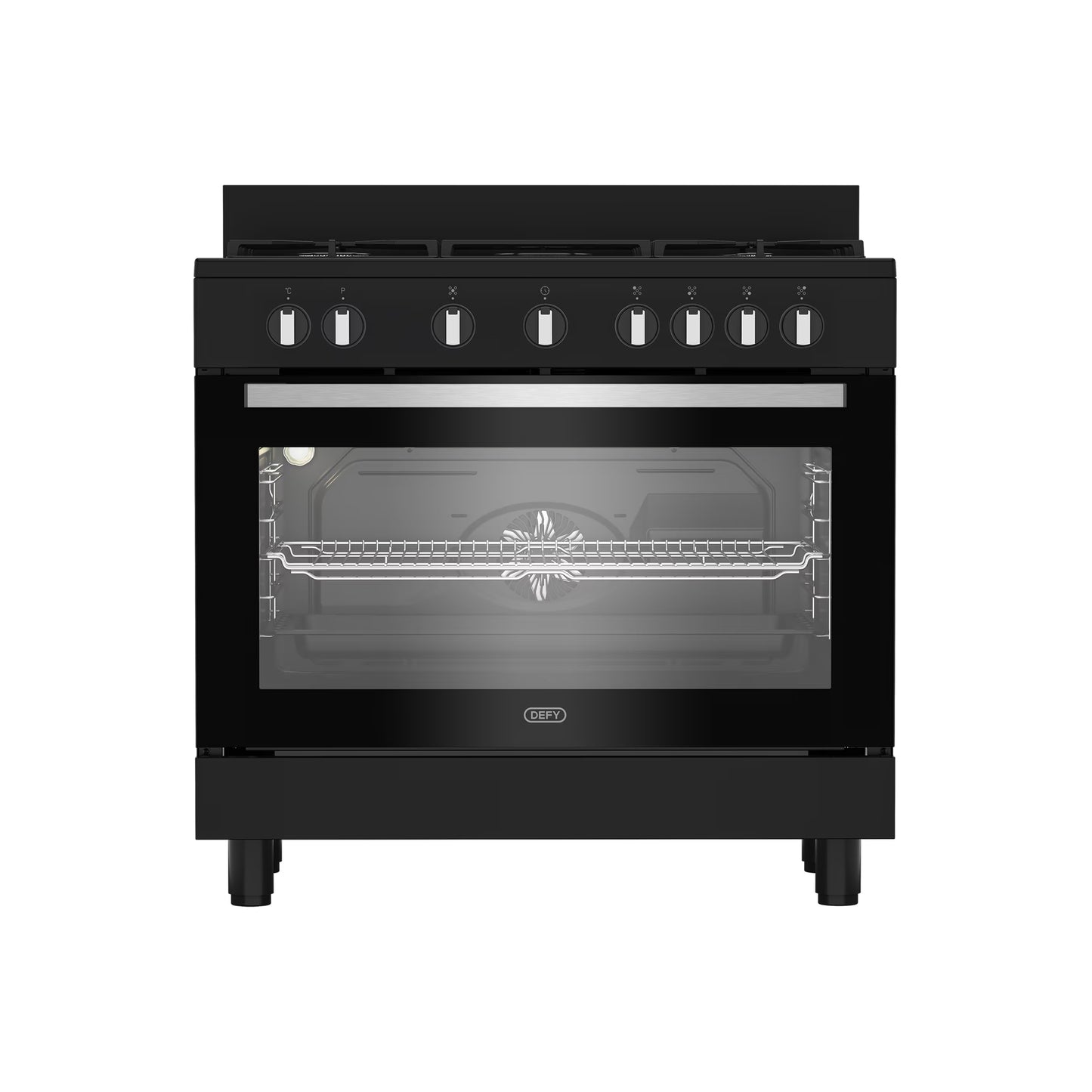 Defy 90cm Gas Electric Range Cooker Black