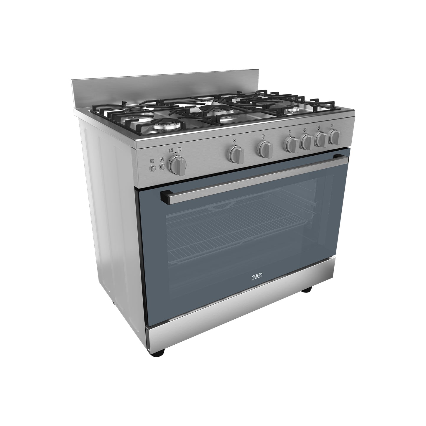 Defy 90cm Full Gas Range Cooker Grey