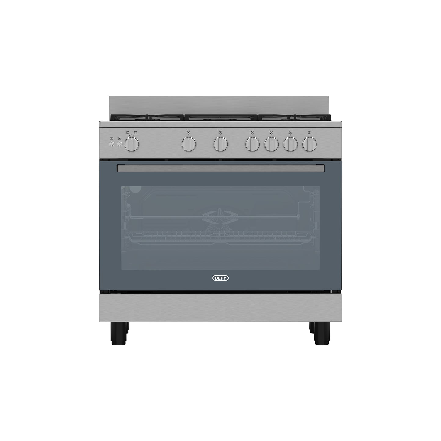 Defy 90cm Full Gas Range Cooker Grey