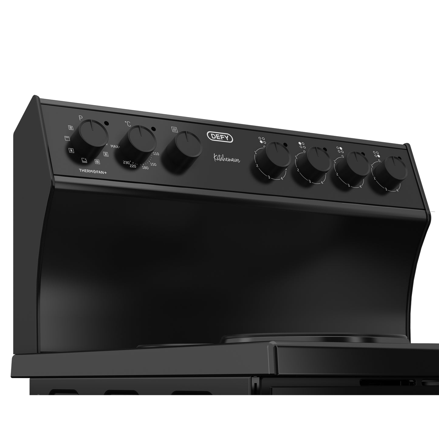 Defy Thermofan+ Kitchenaire 631 Electric Stove Black