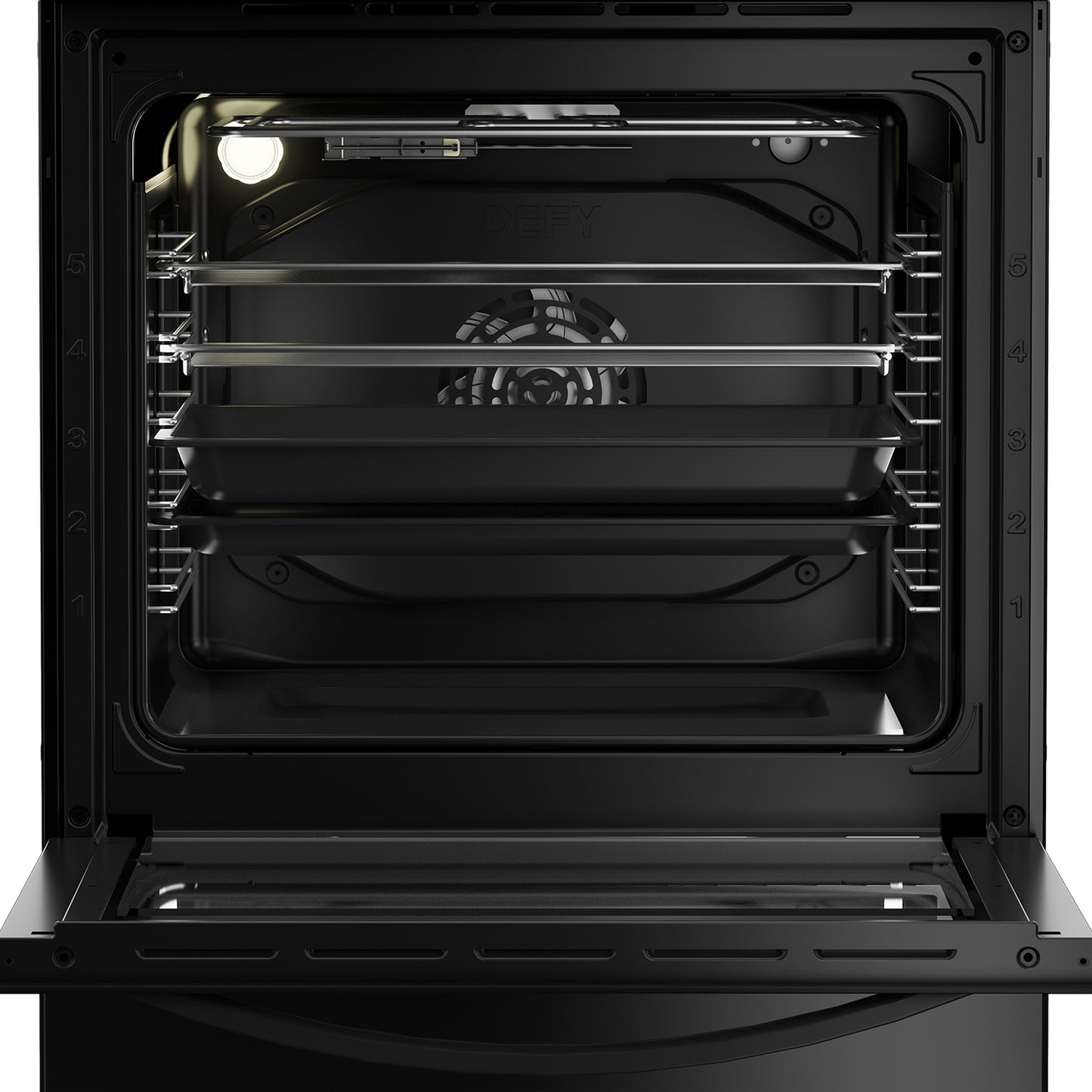 Defy Thermofan+ Kitchenaire 631 Electric Stove Black