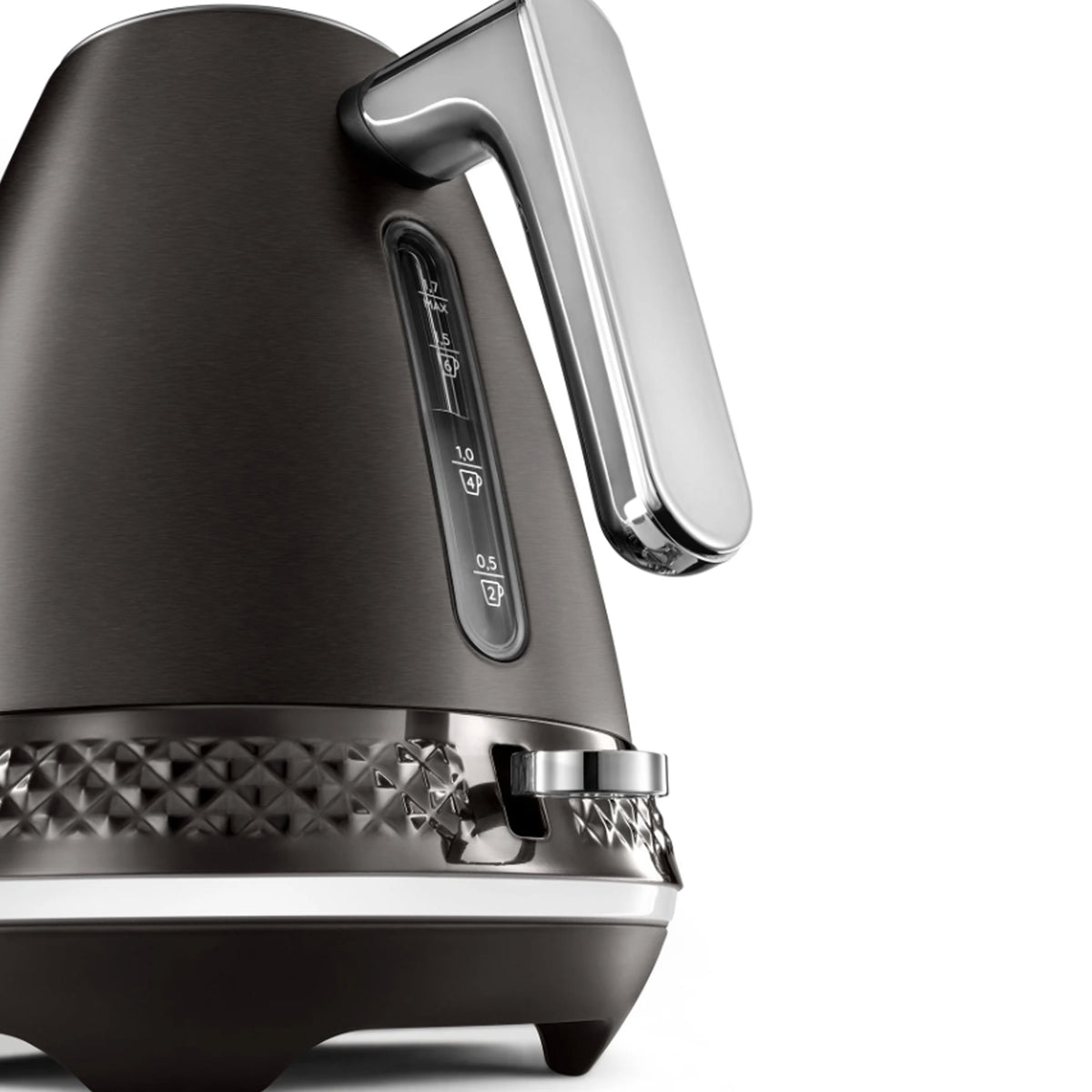 Delonghi Diadema 1.7Lt Electric Kettle Black