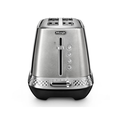Delonghi Diadema Long Slot Toaster Metal
