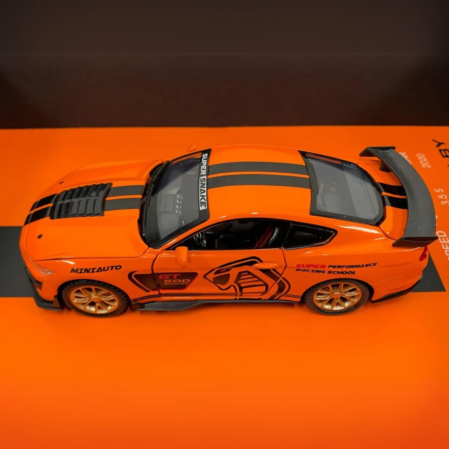 Die Cast Car Model Frame Orange