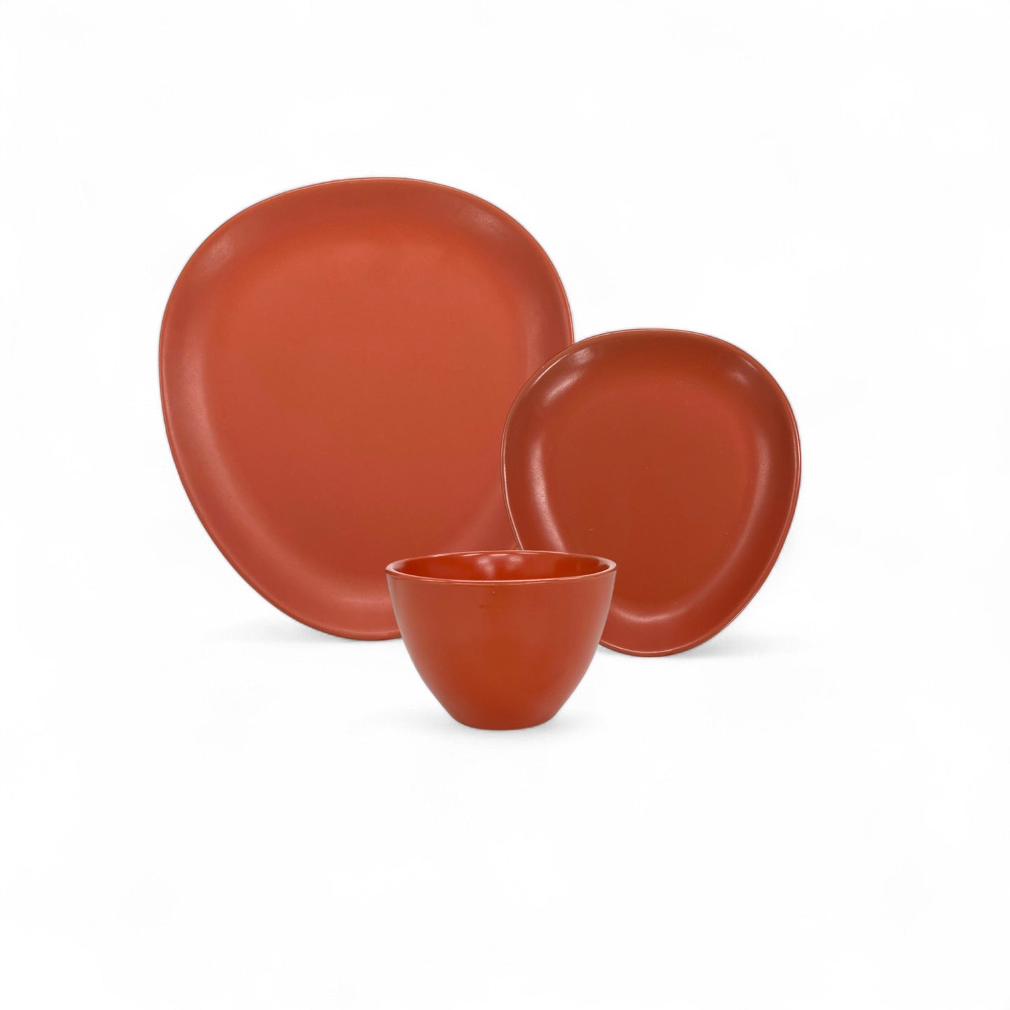Kitchen Life 12 Piece Dinner Set Orange