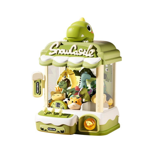 Dinosaur Castle Claw Doll Machine Green