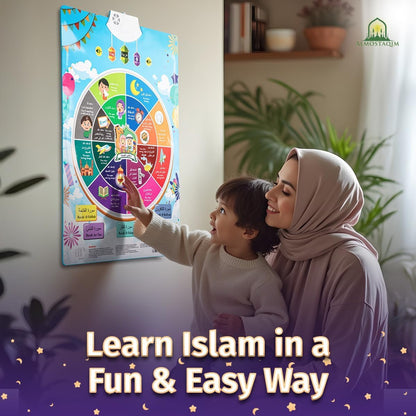 Du'a Wall Chart Multicoloured